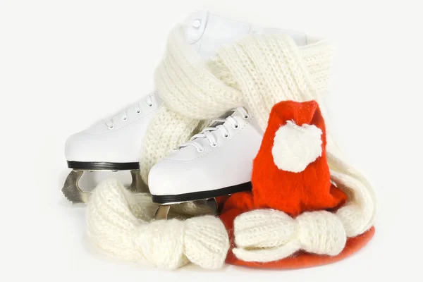 Os patins amarraram um lenço — Fotografia de Stock