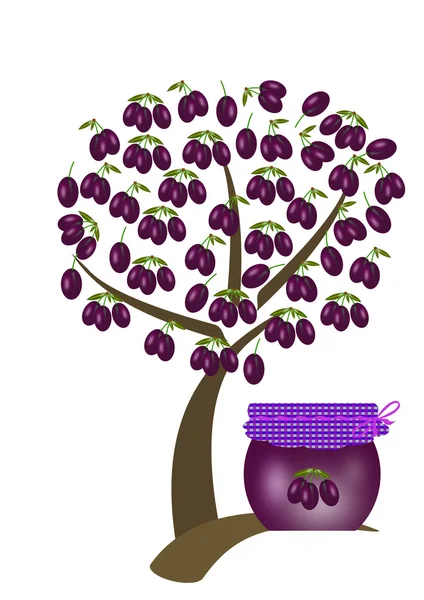 Tree of plums — Stock Photo, Image