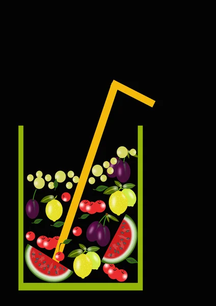Früchte trinken — Stockfoto
