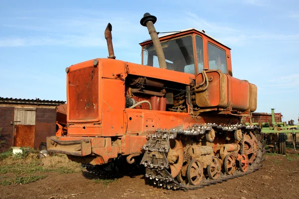 Crawler tractor Stock Photo