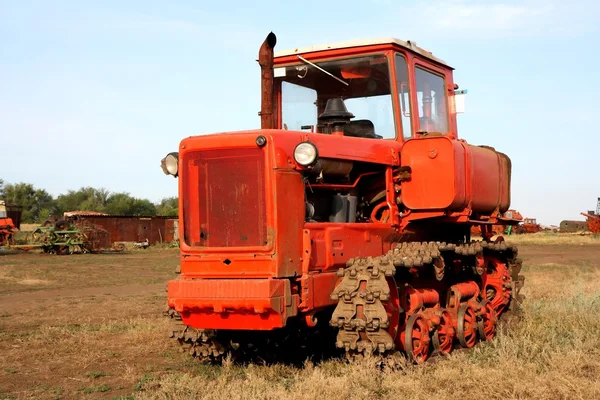 Гусеничні трактори — стокове фото