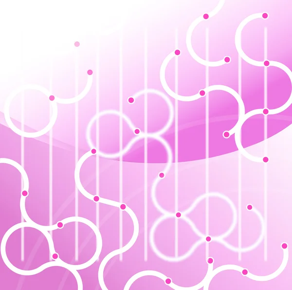 Lijnen achtergrond roze vector geïllustreerd — Stockvector