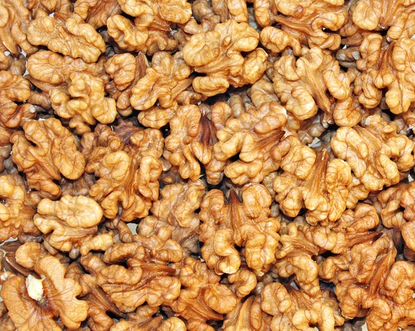 stock image Shelled Walnuts background.