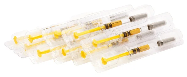 Injekční stříkačky. — Stock fotografie