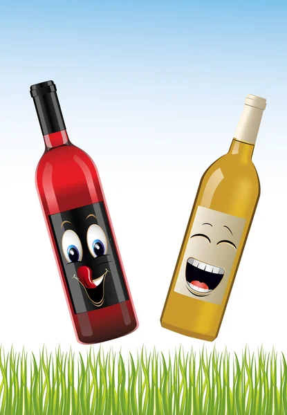 Botella de vinos — Foto de Stock