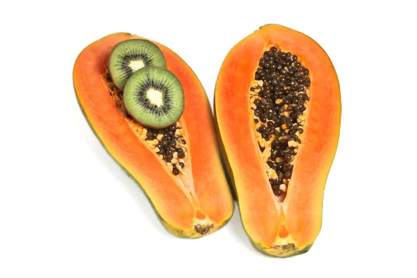 stock image Papaya s half