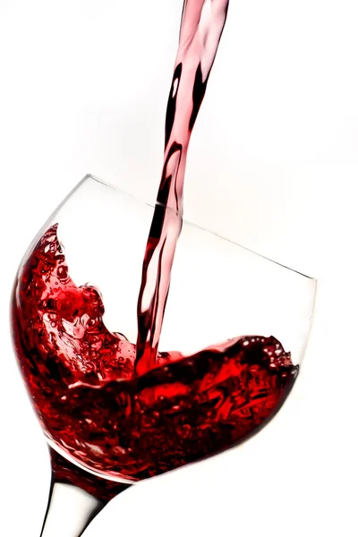 Стакан с красным вином — стоковое фото