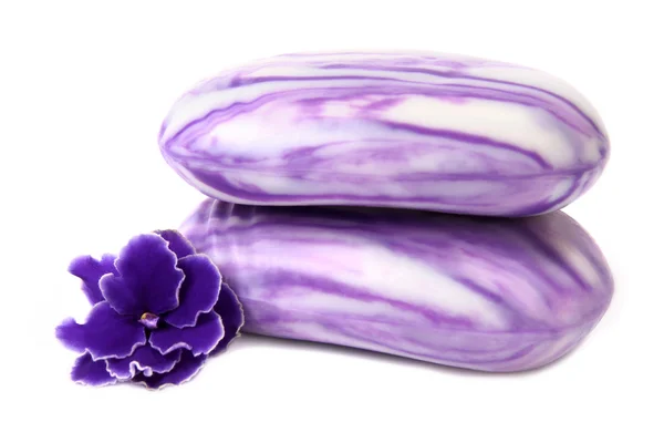 Фіолетовий мило — стокове фото