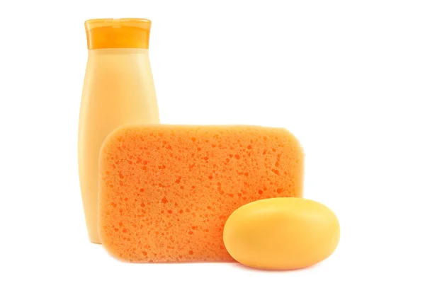 Orange toiletries — Stock Photo, Image