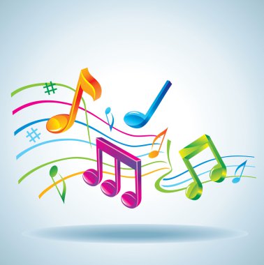 Beautiful music background. clipart