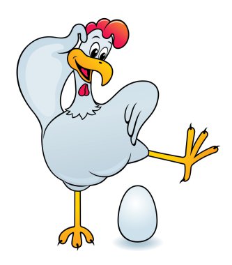 Funny cock. clipart