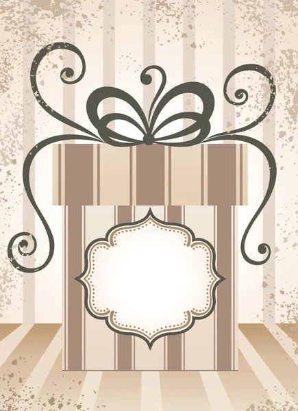 Fondo de regalo . — Vector de stock