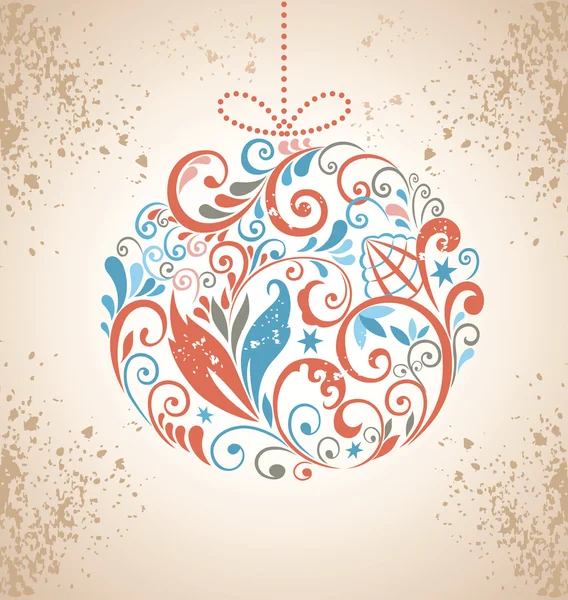 Vintage fond de Noël . — Image vectorielle