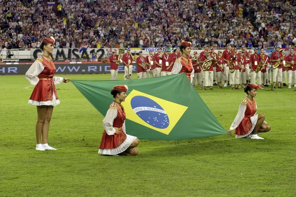 Bandiera brasiliana — Foto Stock