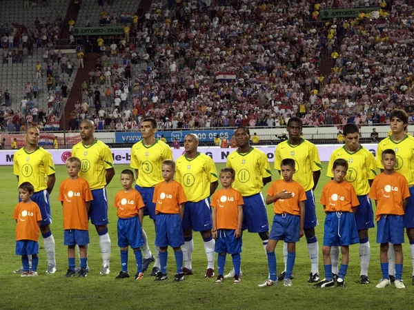 Brazil national football selection — Stock Photo, Image
