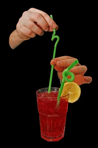 Preparazione cocktail — Foto Stock