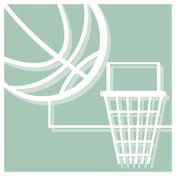 Basketball pictogram — Stock Vector