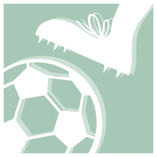 Pictograma de fútbol — Vector de stock