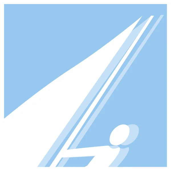 Surfen pictogram — Stockvector