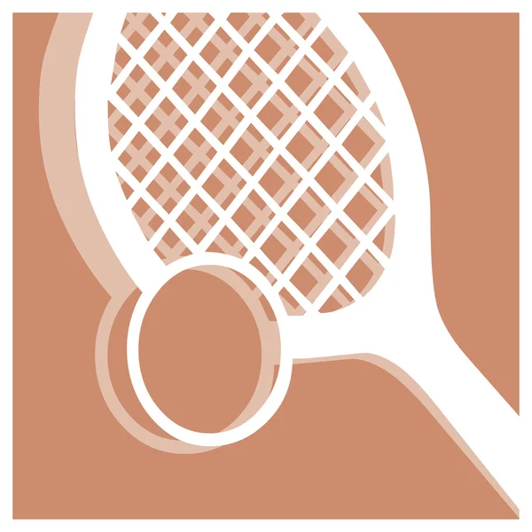Tennis pictogram — Stock Vector