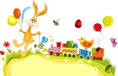 Easter card clipart