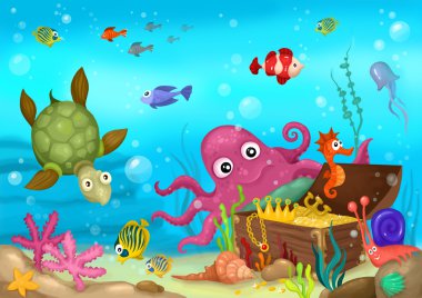 Sea life clipart