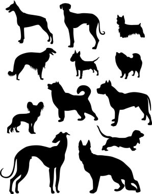 Dog set clipart