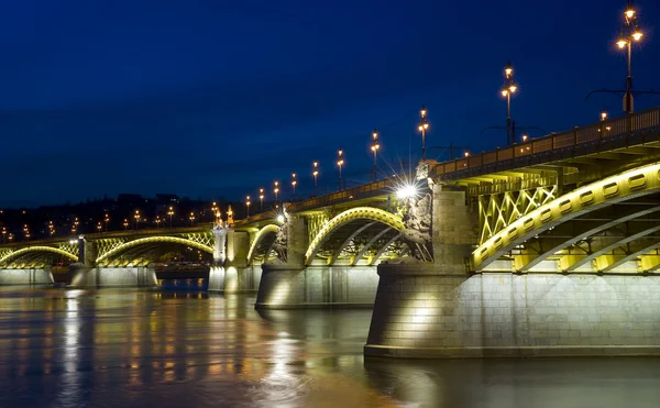 マーガレット橋、ブダペスト ストック写真