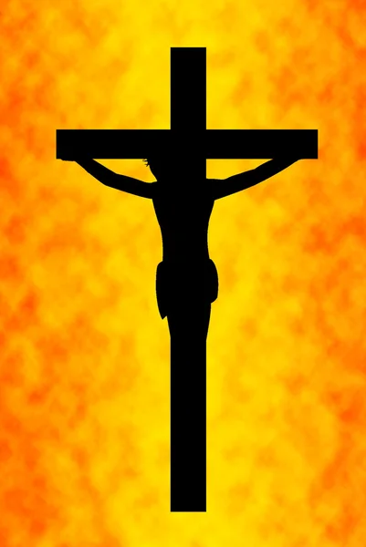 Jesus na cruz — Fotografia de Stock