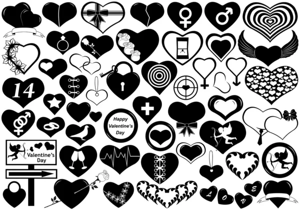 stock vector Hearts