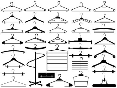 Hanger set clipart