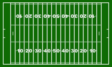 American football field clipart