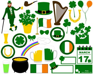 Illustration of Saint Patrick's Day clipart