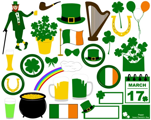 Ilustración del Día de San Patricio — Vector de stock