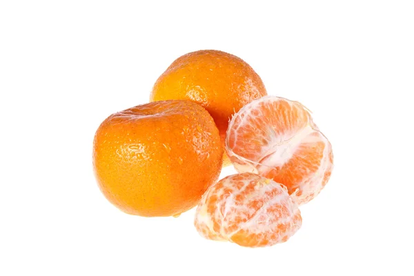 Mandarine, Orange, Zitrusfrüchte, Häufchen, — Stockfoto