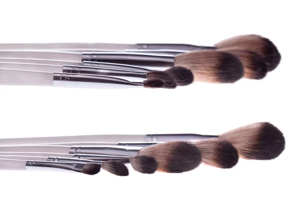 Brush white makeup — Stock Photo, Image