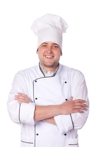 Портрет чоловічого шеф-кухаря — стокове фото