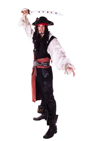 Man In Masquerade. pirate — Stock Photo, Image