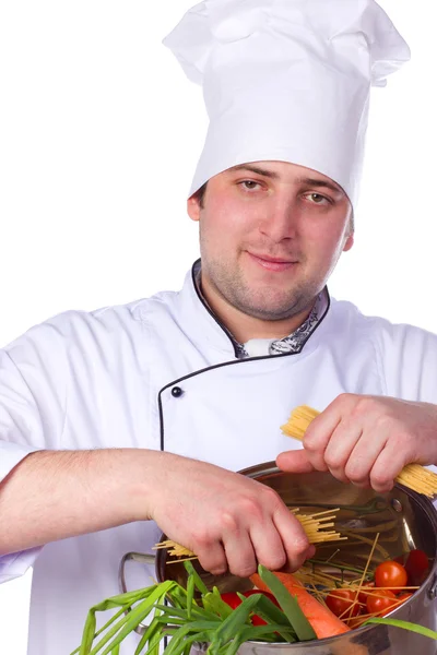 Portrait male chef — Stock Photo, Image