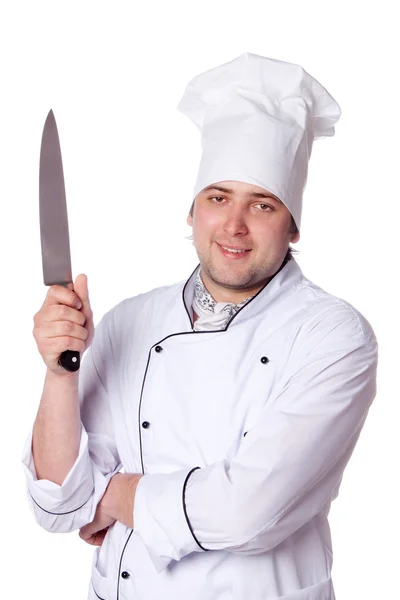 Stående manlig kock — Stockfoto