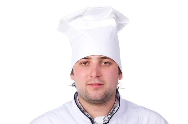 Portrét muže kuchař — Stock fotografie