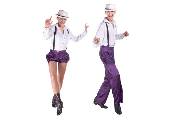 Dancers rock and roll — Stock Photo, Image