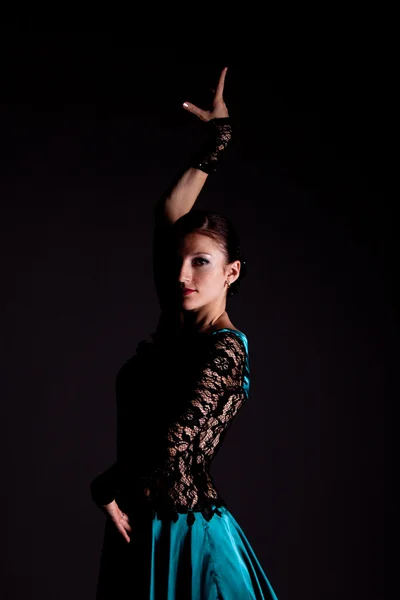 Tancerz kobieta. portret — Zdjęcie stockowe