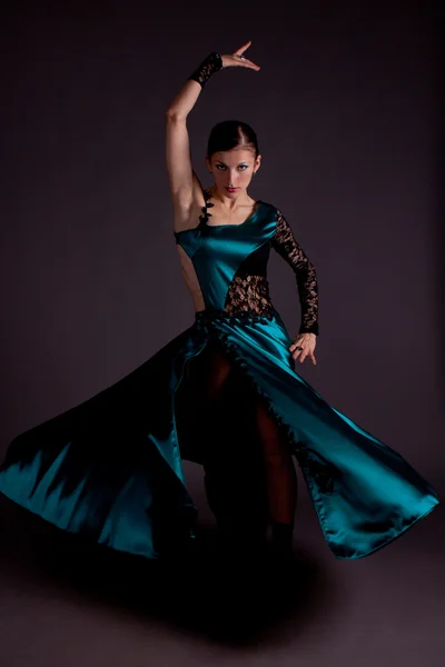 Žena tanečnice. portrét — Stock fotografie