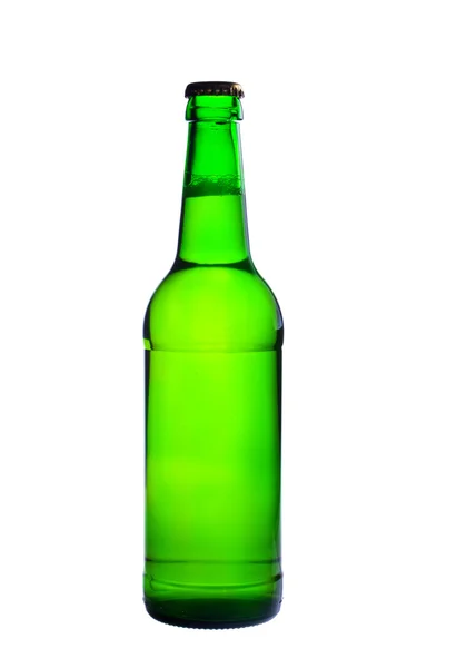 Grön flaska öl — Stockfoto