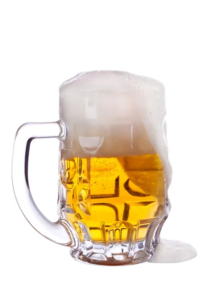 Cirkel van light bier — Stockfoto