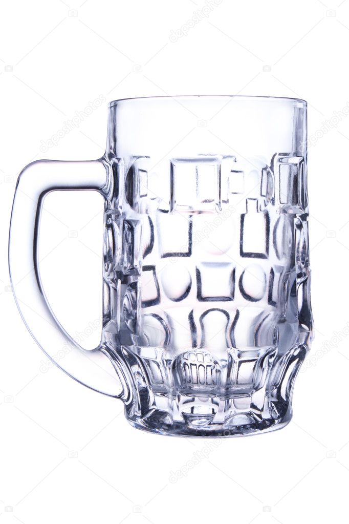Empty beer mug