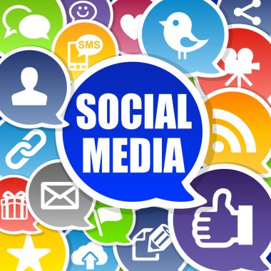 Social Media Background clipart