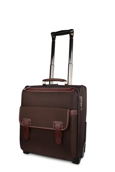 Brown suitcase — Stock Photo, Image