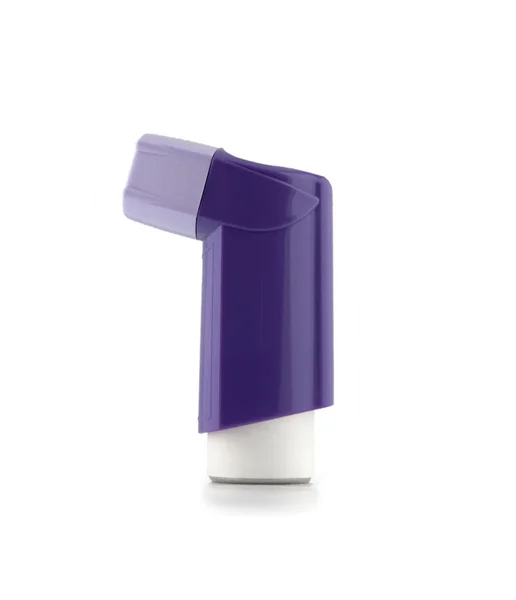 Purple inhaler Stock Image